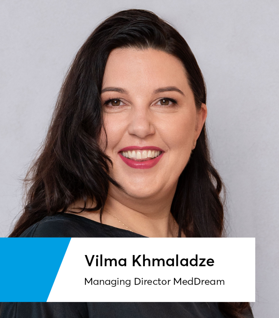 Vilma Khmaladze This a photo of Vilma Khmaladze, Managing Director at MedDream