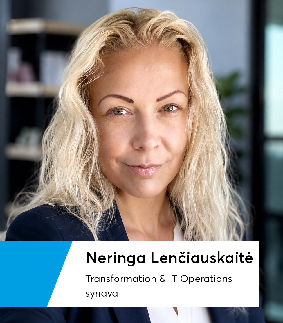 Neringa Lenčiauskaitė This is a photo of Neringa Lenčiauskaitė, Transformation & IT Operations at synava